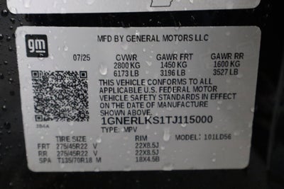 2026 Chevrolet Traverse RS