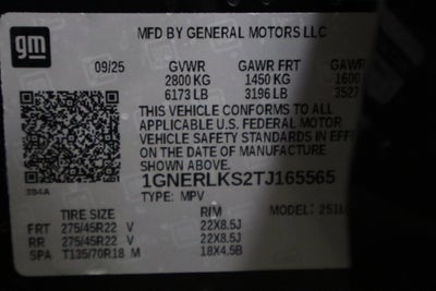 2026 Chevrolet Traverse RS