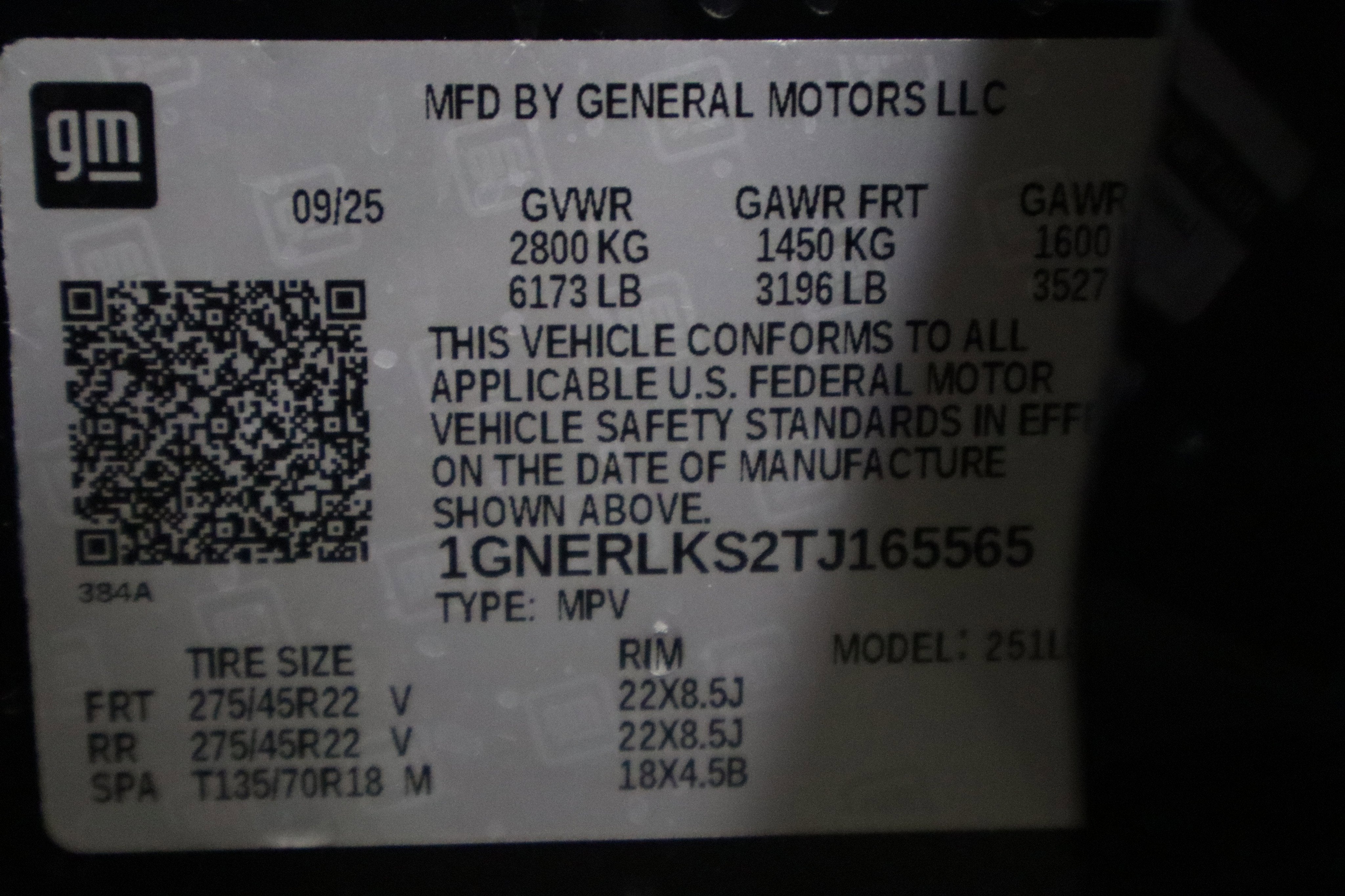 2026 Chevrolet Traverse RS