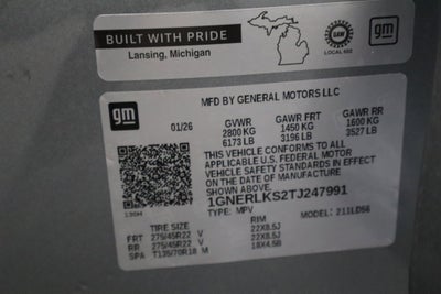 2026 Chevrolet Traverse RS