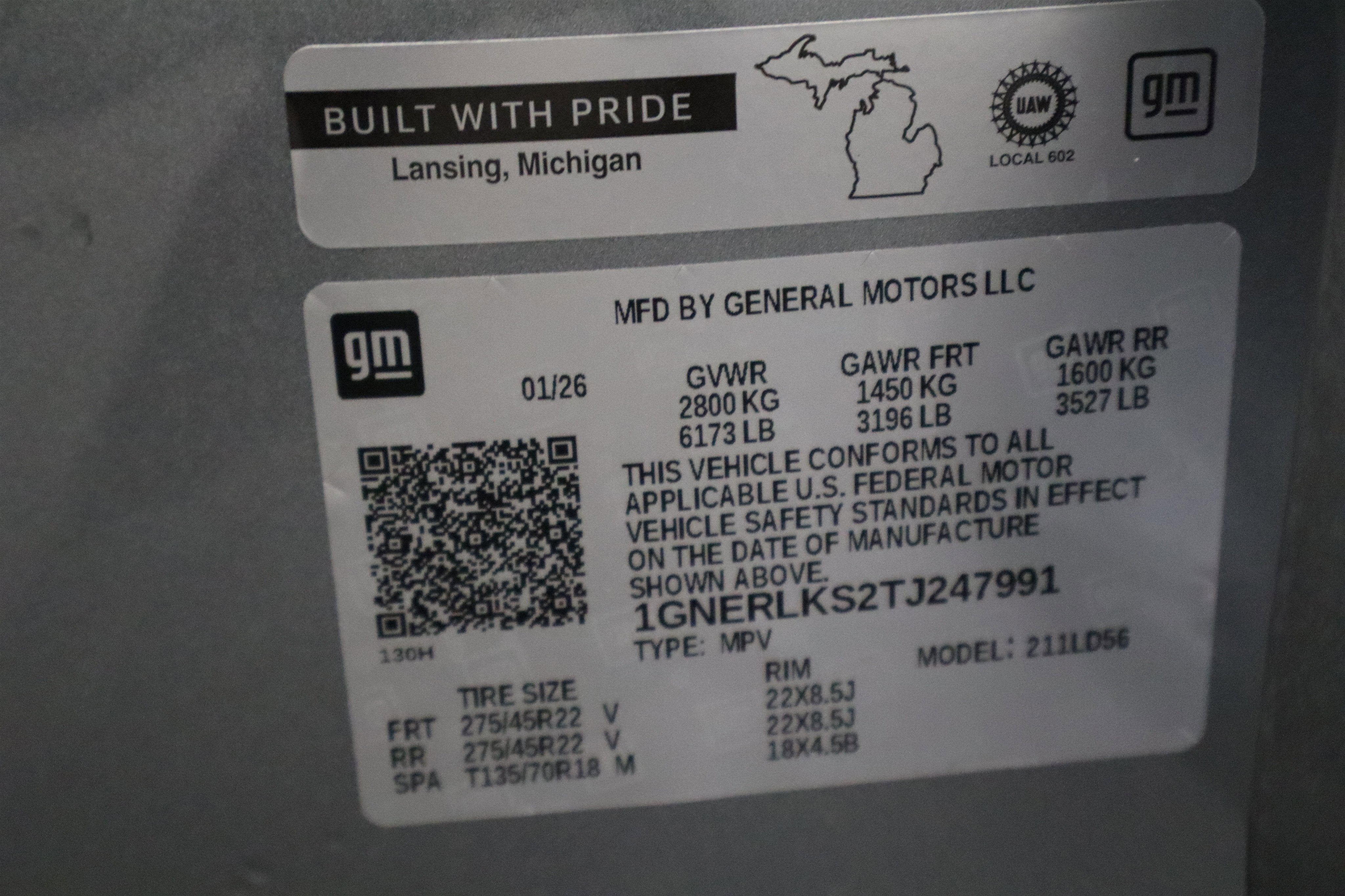 2026 Chevrolet Traverse RS