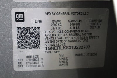 2026 Chevrolet Traverse RS