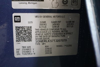 2026 Chevrolet Traverse RS