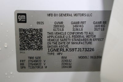 2026 Chevrolet Traverse RS