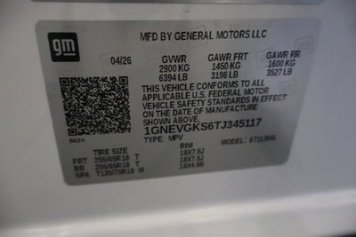 2026 Chevrolet Traverse LT