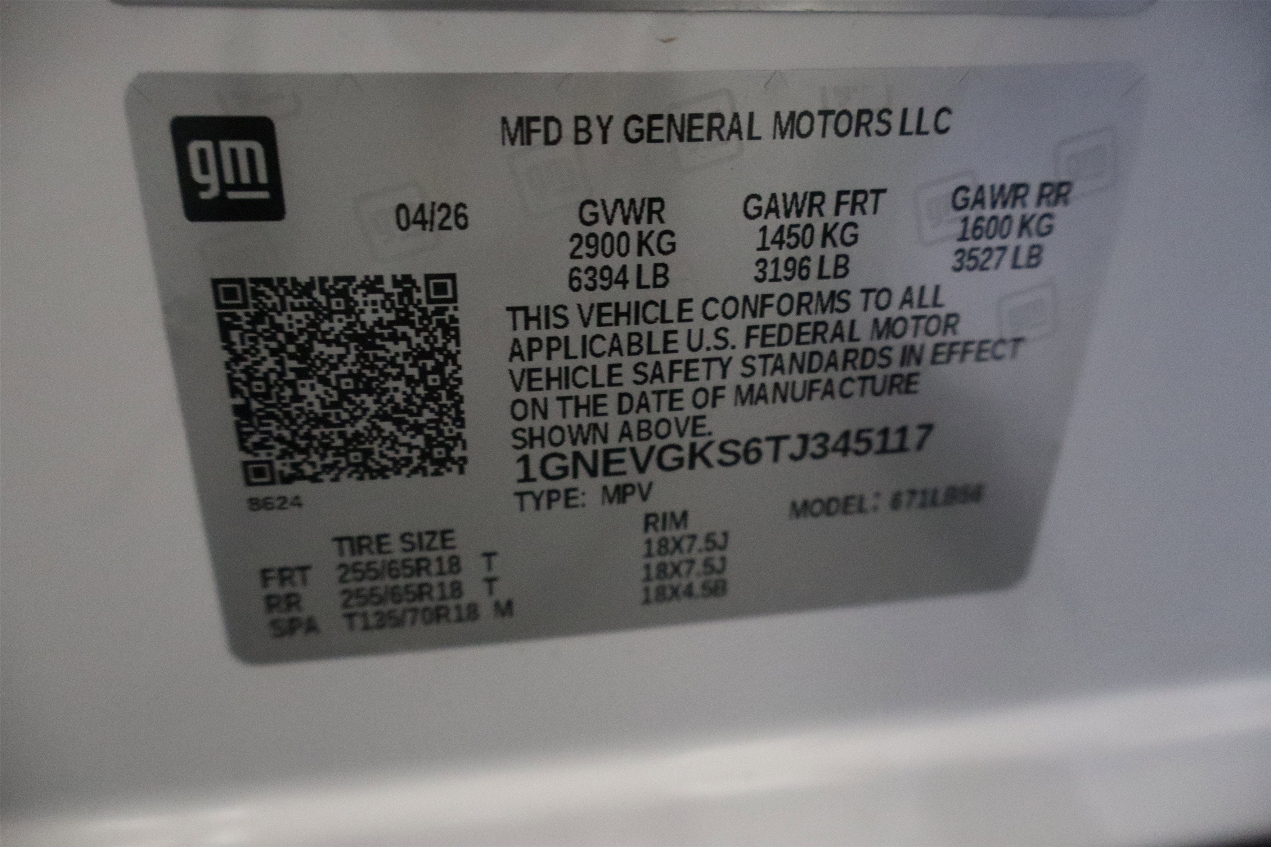 2026 Chevrolet Traverse LT