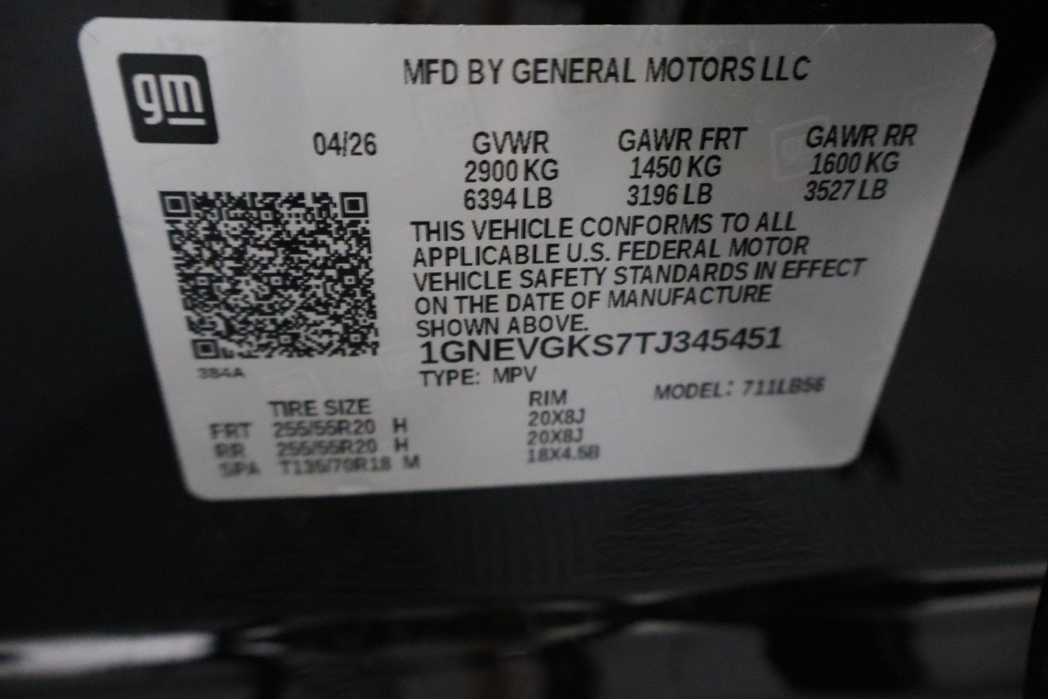2026 Chevrolet Traverse LT