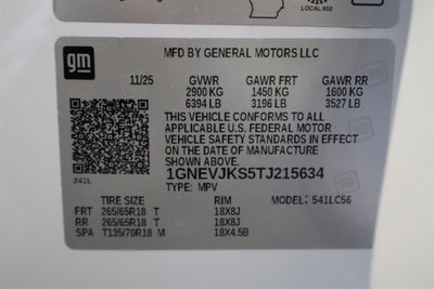 2026 Chevrolet Traverse Z71