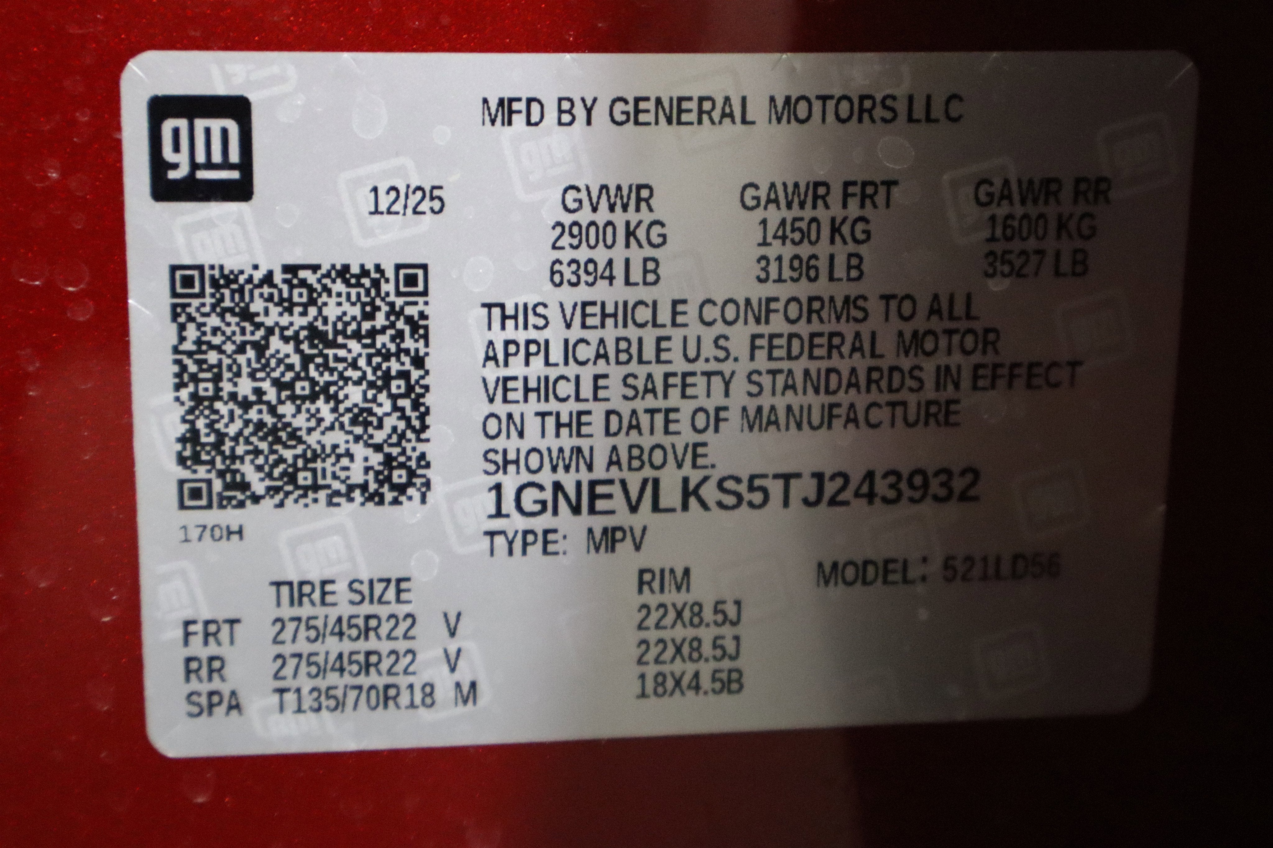 2026 Chevrolet Traverse RS