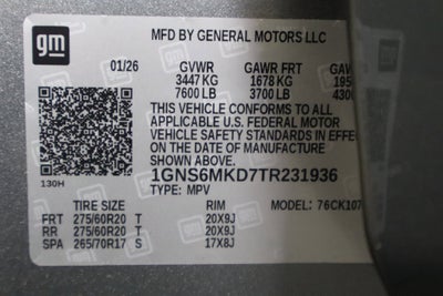 2026 Chevrolet Tahoe LS