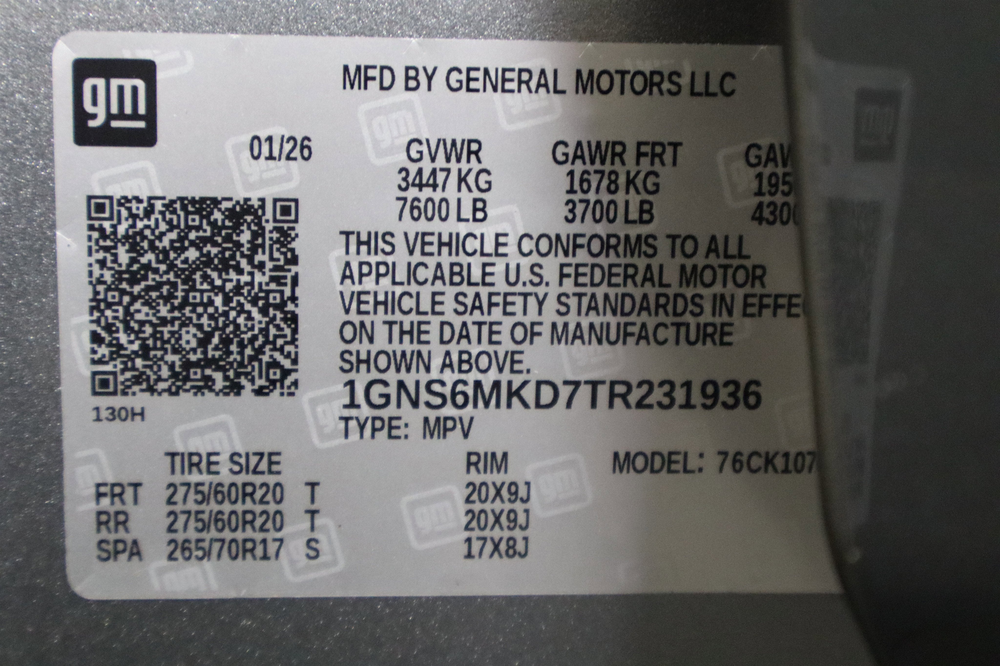 2026 Chevrolet Tahoe LS