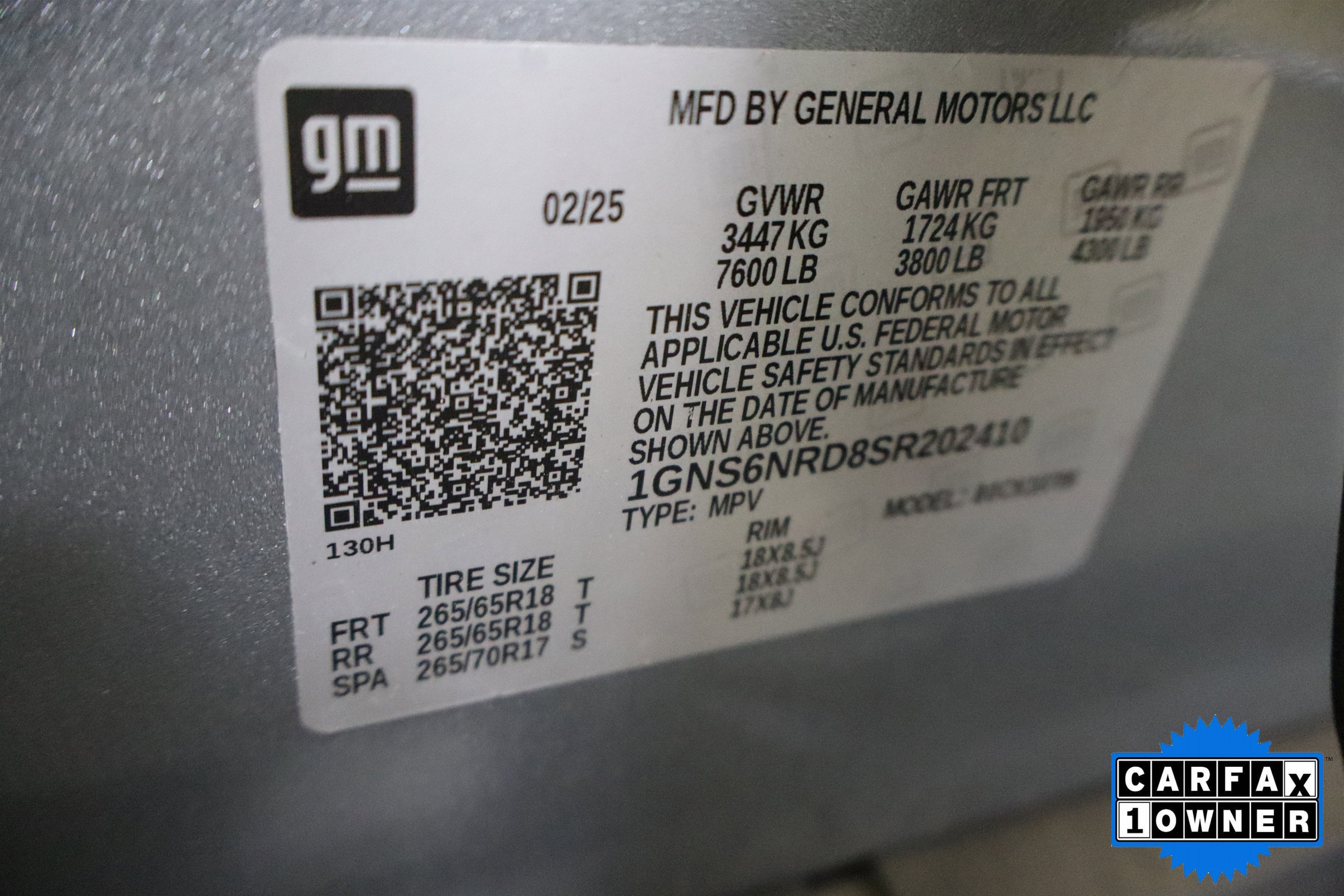 2025 Chevrolet Tahoe LT