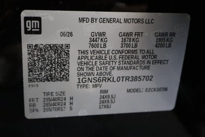 2026 Chevrolet Tahoe RST