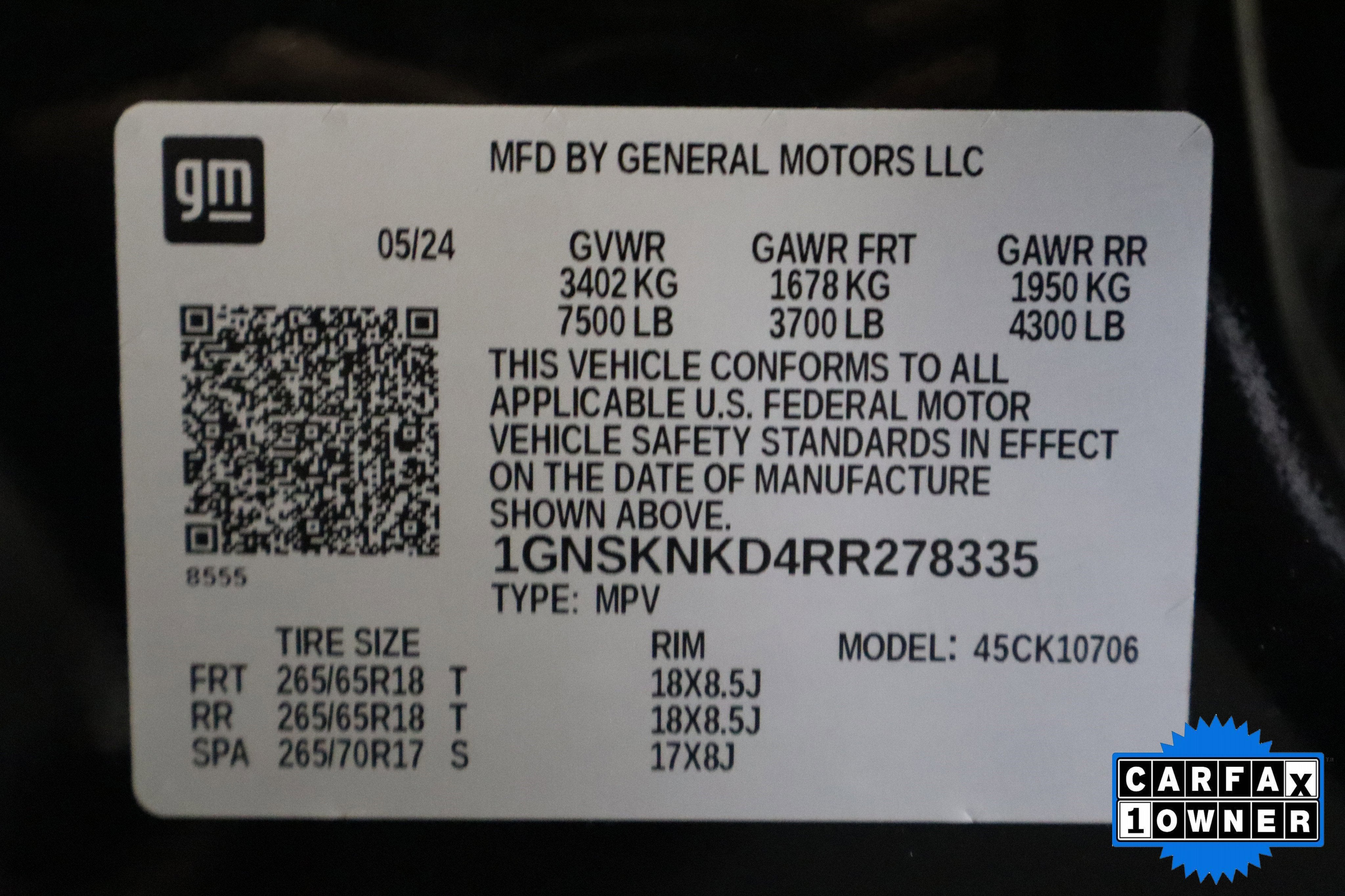 2024 Chevrolet Tahoe LT