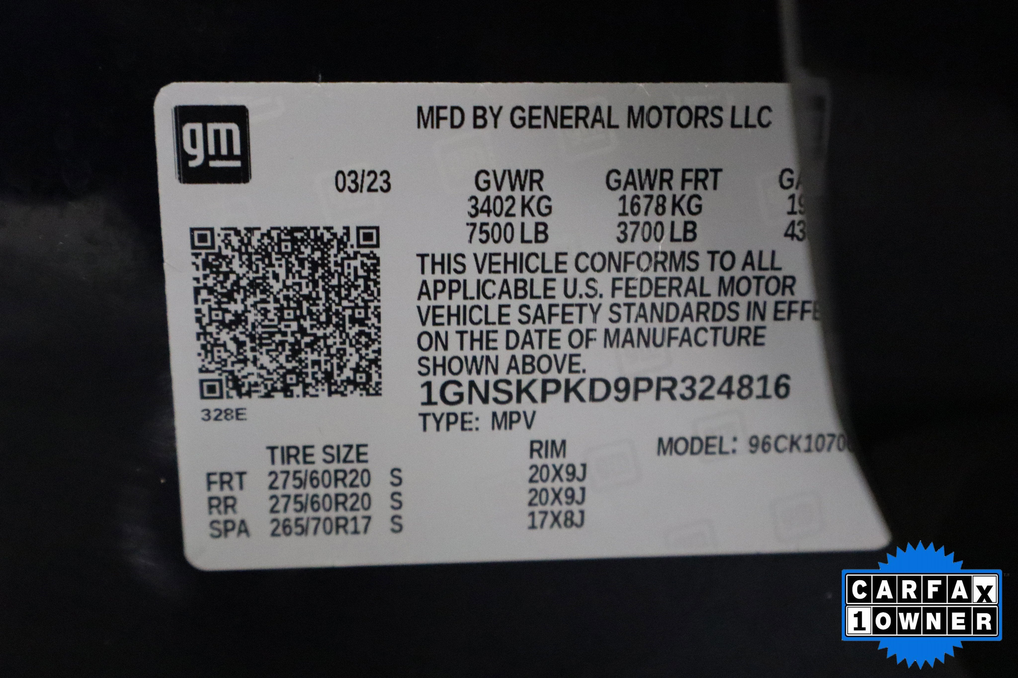 2023 Chevrolet Tahoe Z71