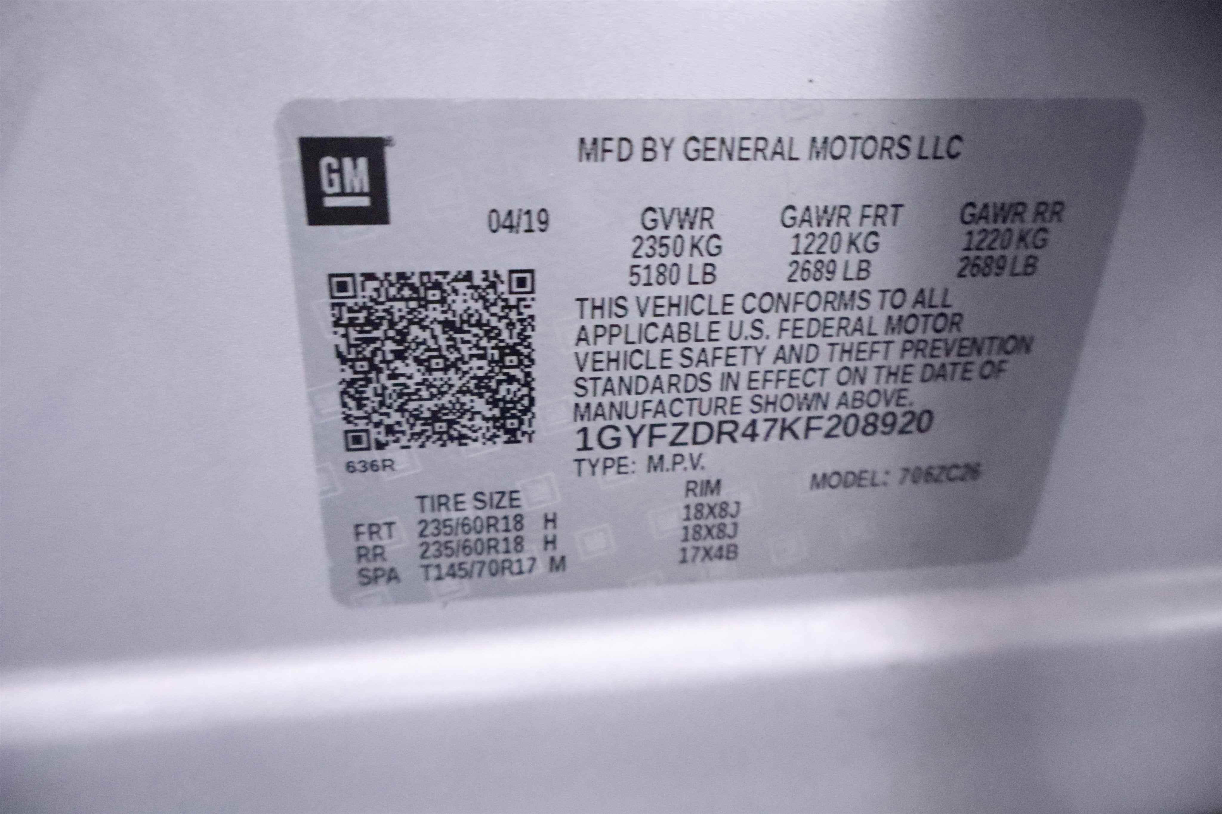 2019 Cadillac XT4 AWD Premium Luxury