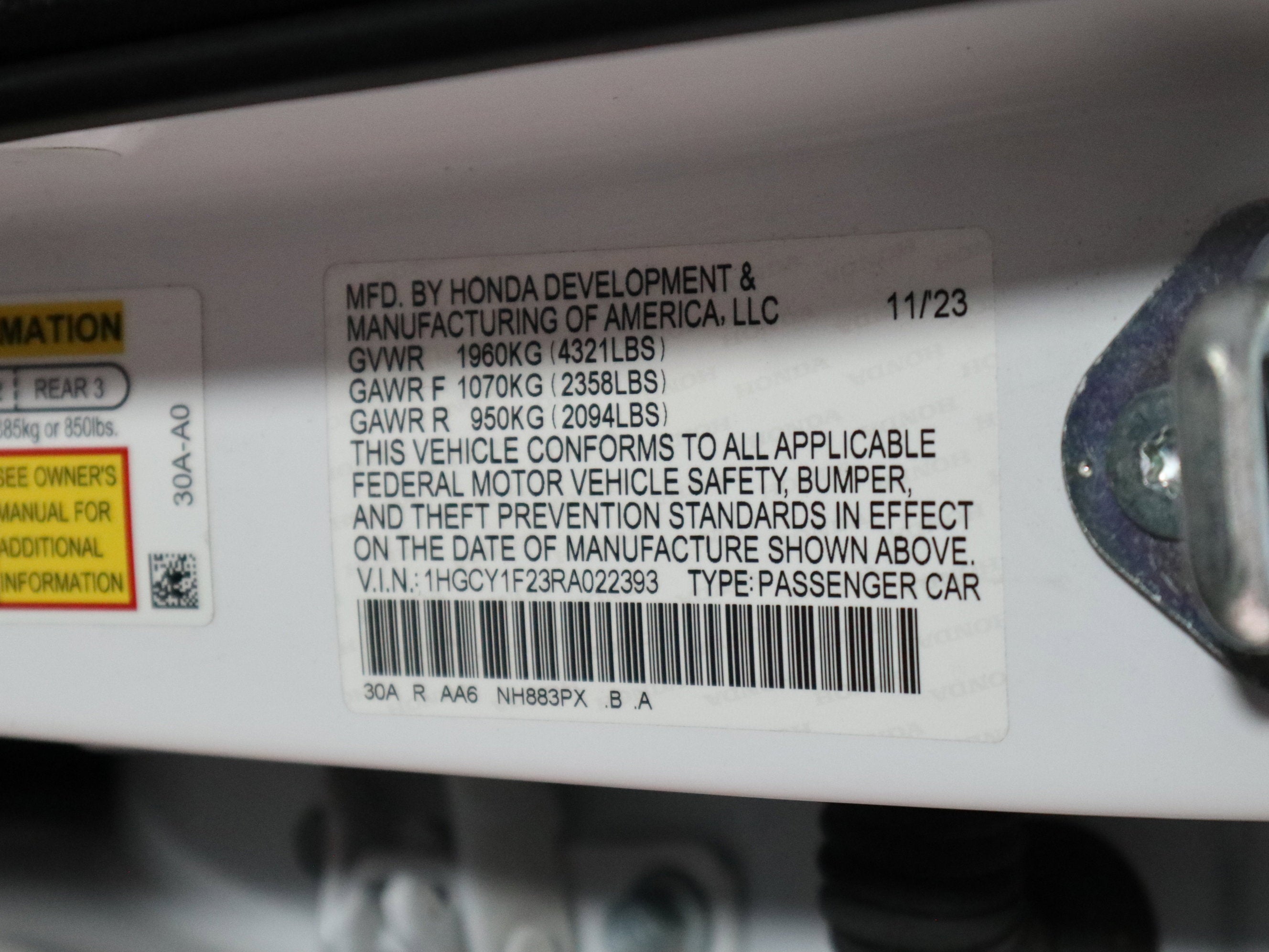 2024 Honda Accord Sedan LX