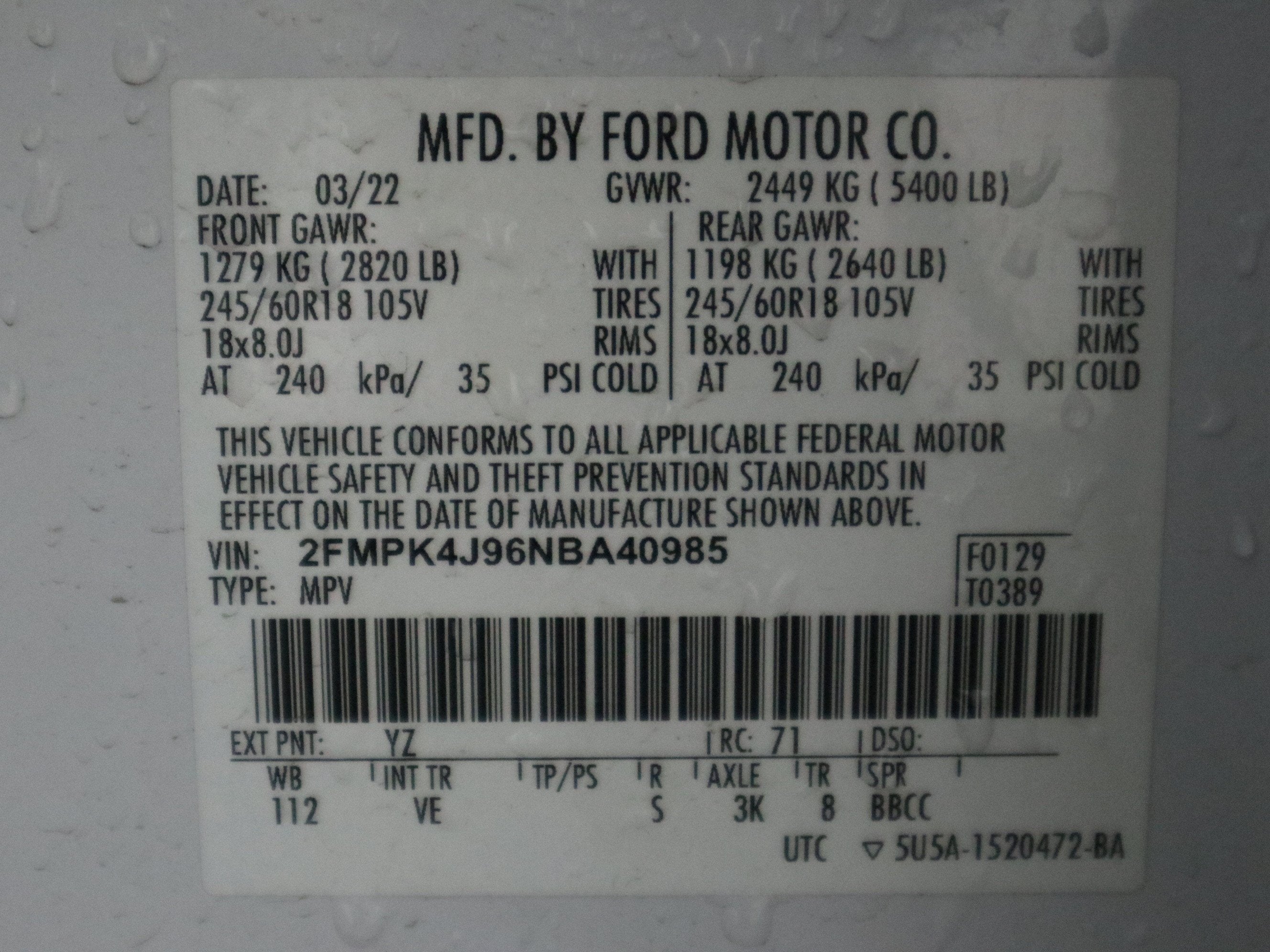 2022 Ford Edge SEL