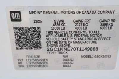 2026 Chevrolet Silverado 2500 HD LT