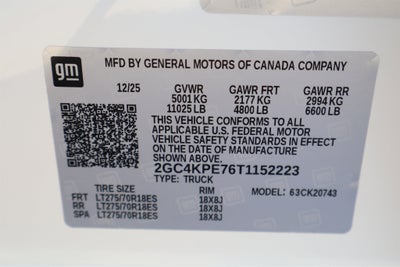 2026 Chevrolet Silverado 2500 HD LTZ