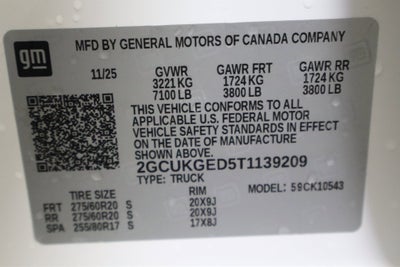 2026 Chevrolet Silverado 1500 LTZ