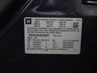2016 Chevrolet Equinox LT