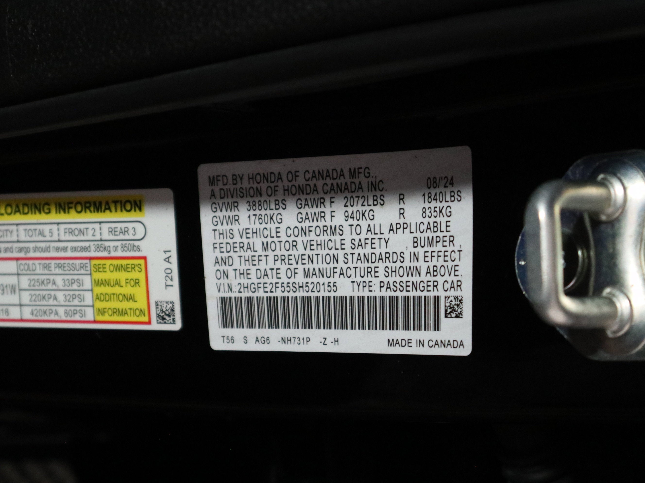 2025 Honda Civic Sedan Sport