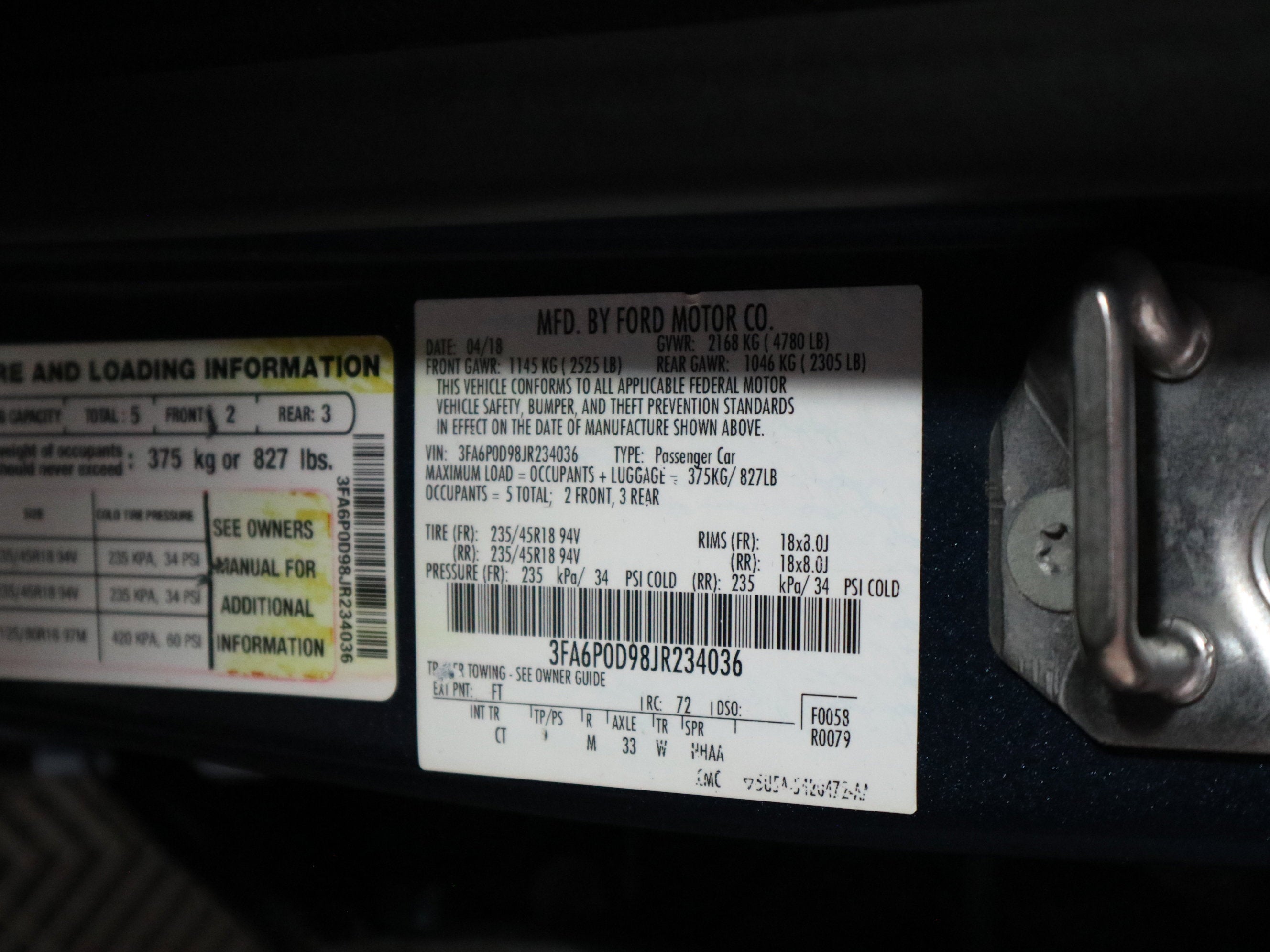 2018 Ford Fusion Titanium