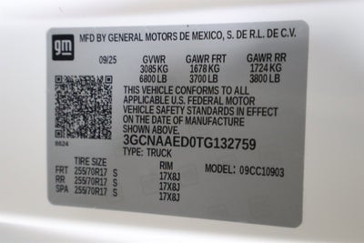 2026 Chevrolet Silverado 1500 WT