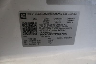 2023 Chevrolet Silverado 1500 LT Trail Boss