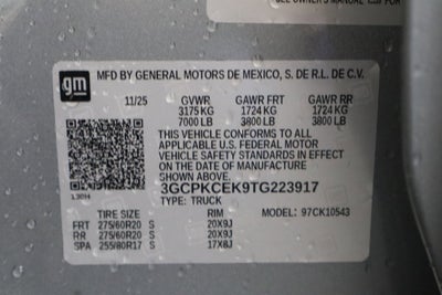 2026 Chevrolet Silverado 1500 Custom Trail Boss