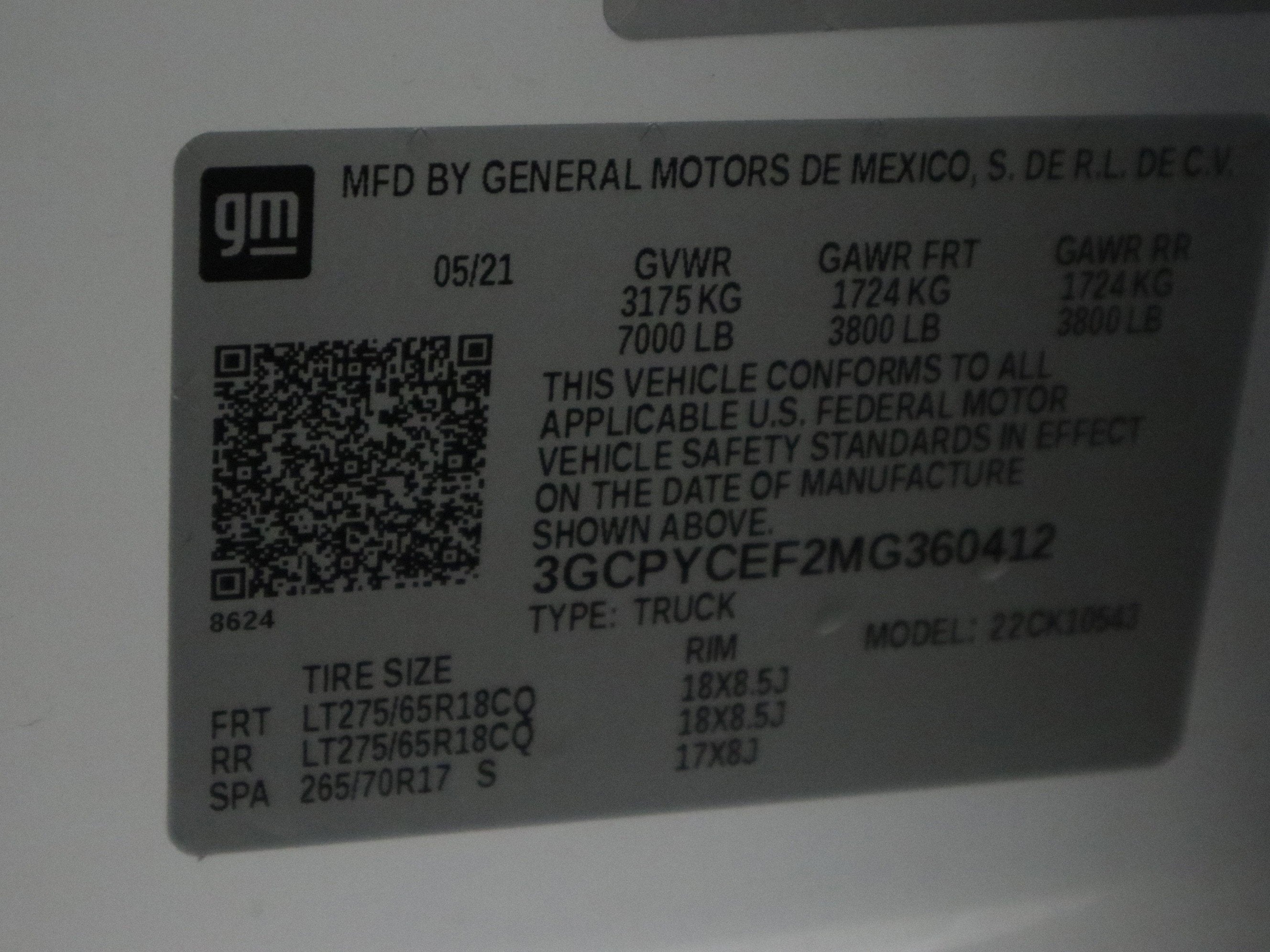 2021 Chevrolet Silverado 1500 Custom Trail Boss