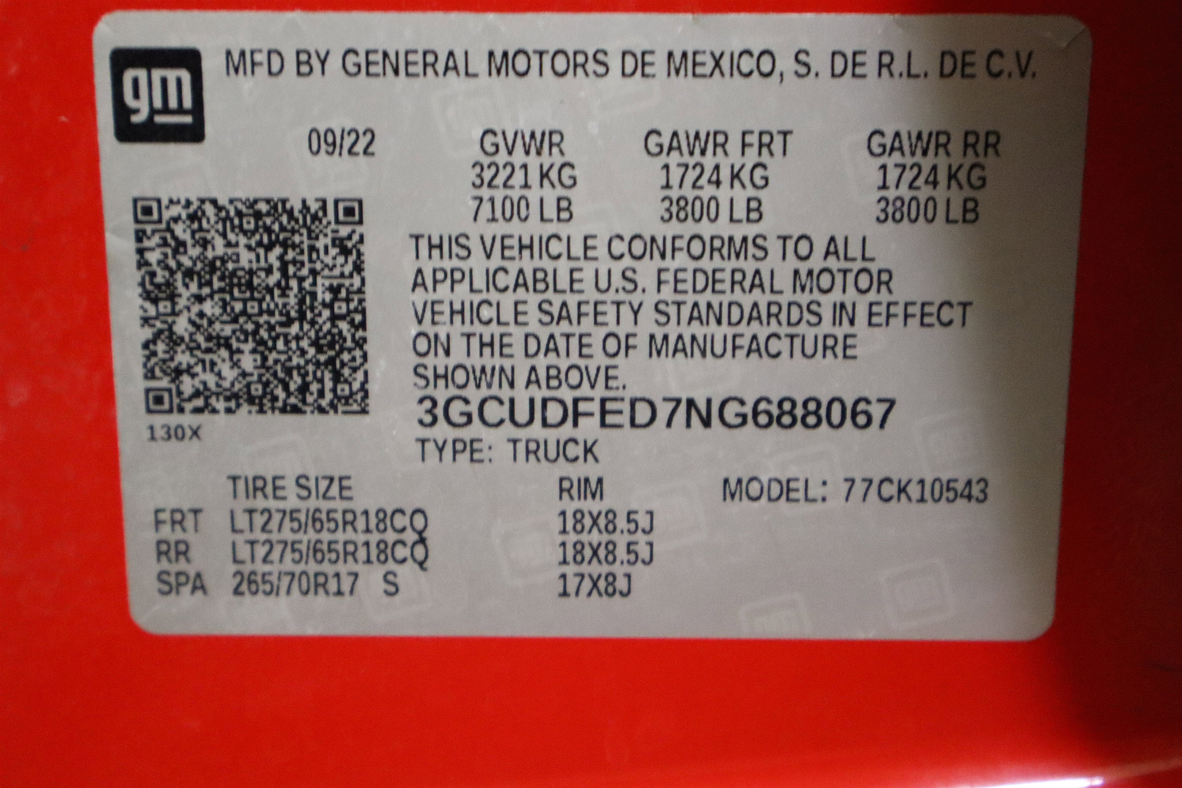 2022 Chevrolet Silverado 1500 LT Trail Boss