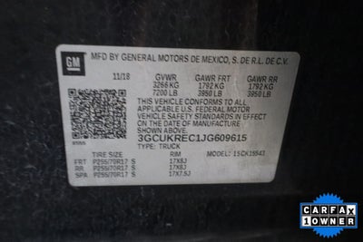 2018 Chevrolet Silverado 1500 LT