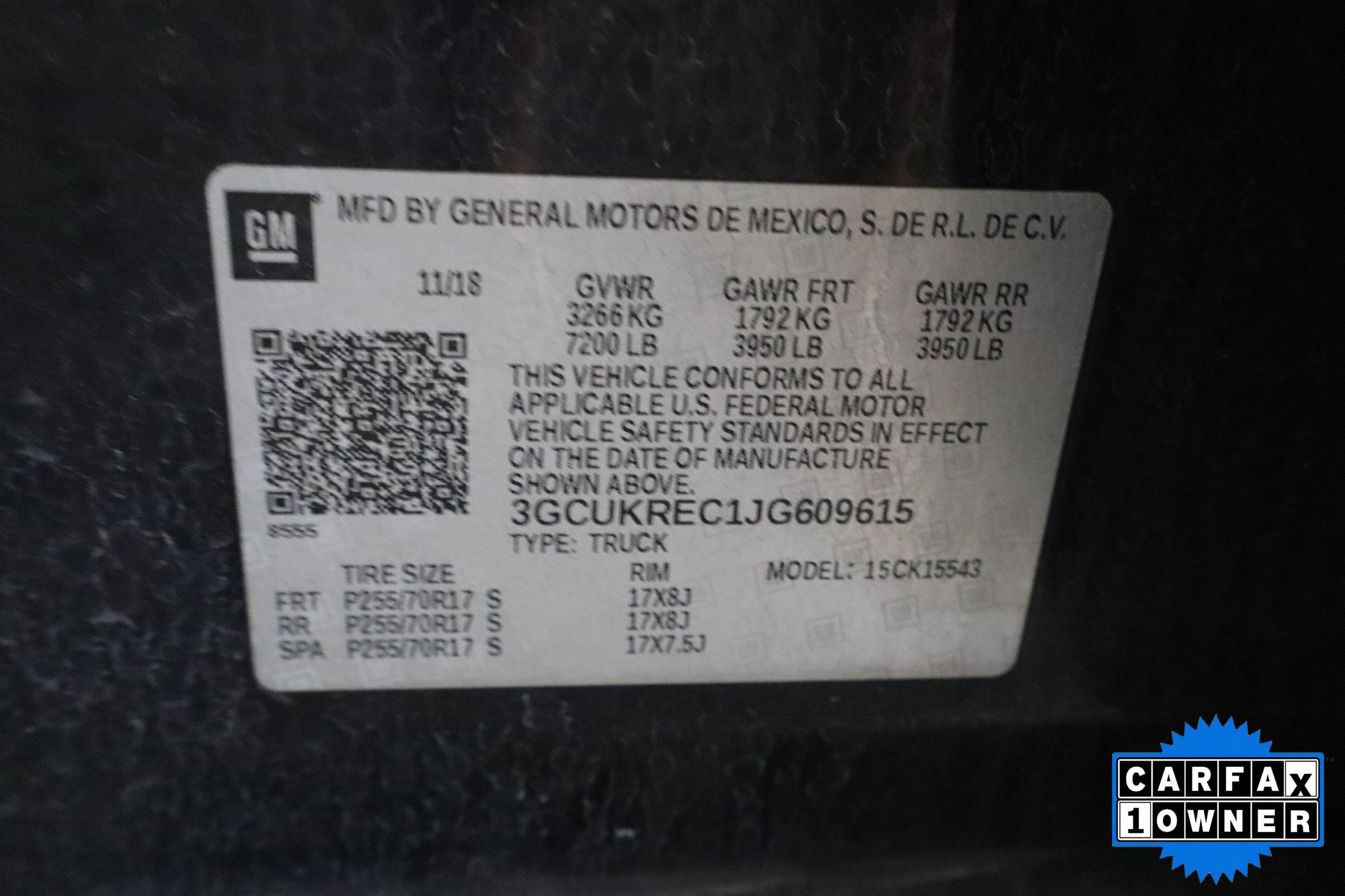 2018 Chevrolet Silverado 1500 LT