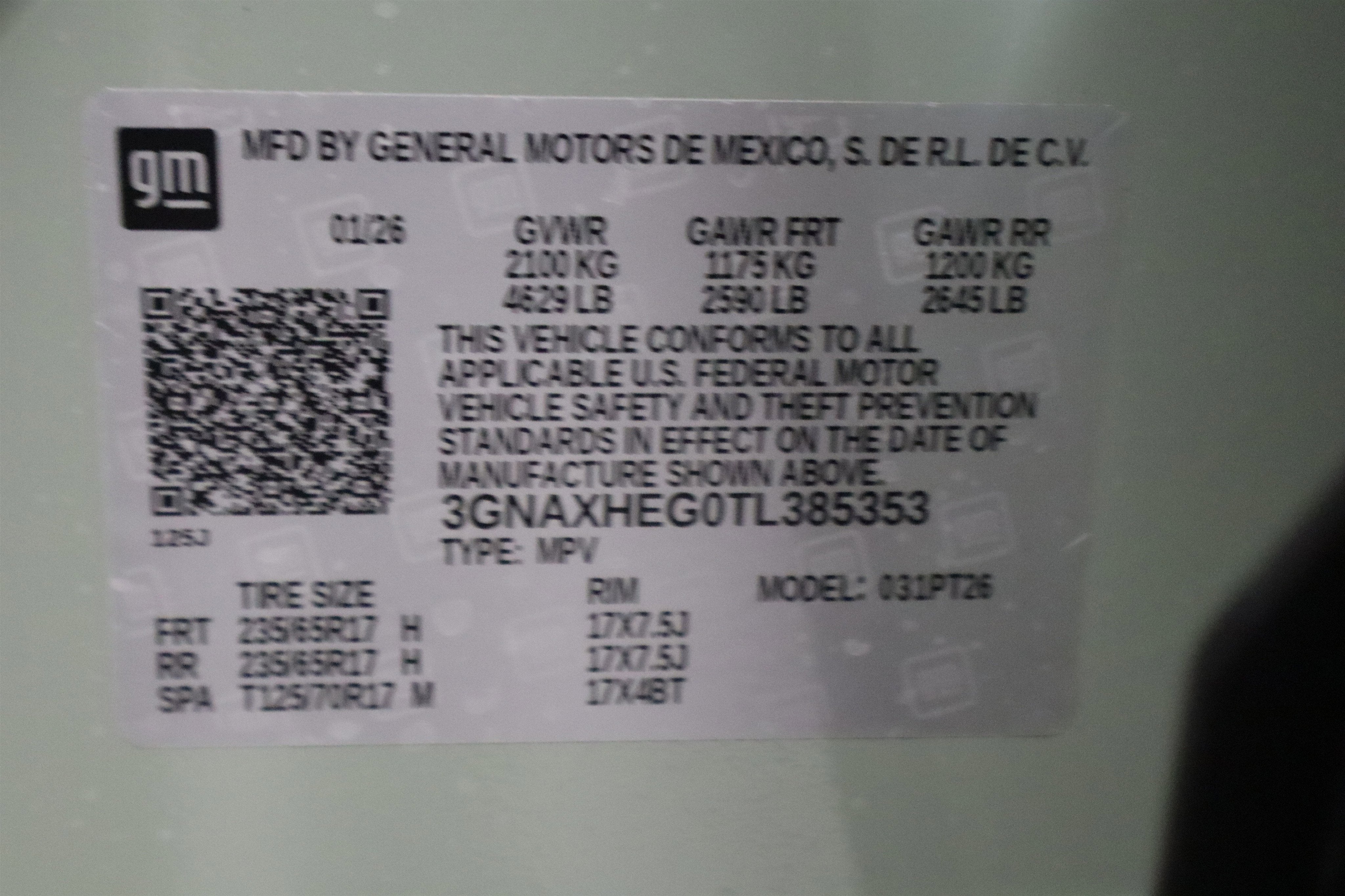 2026 Chevrolet Equinox LT