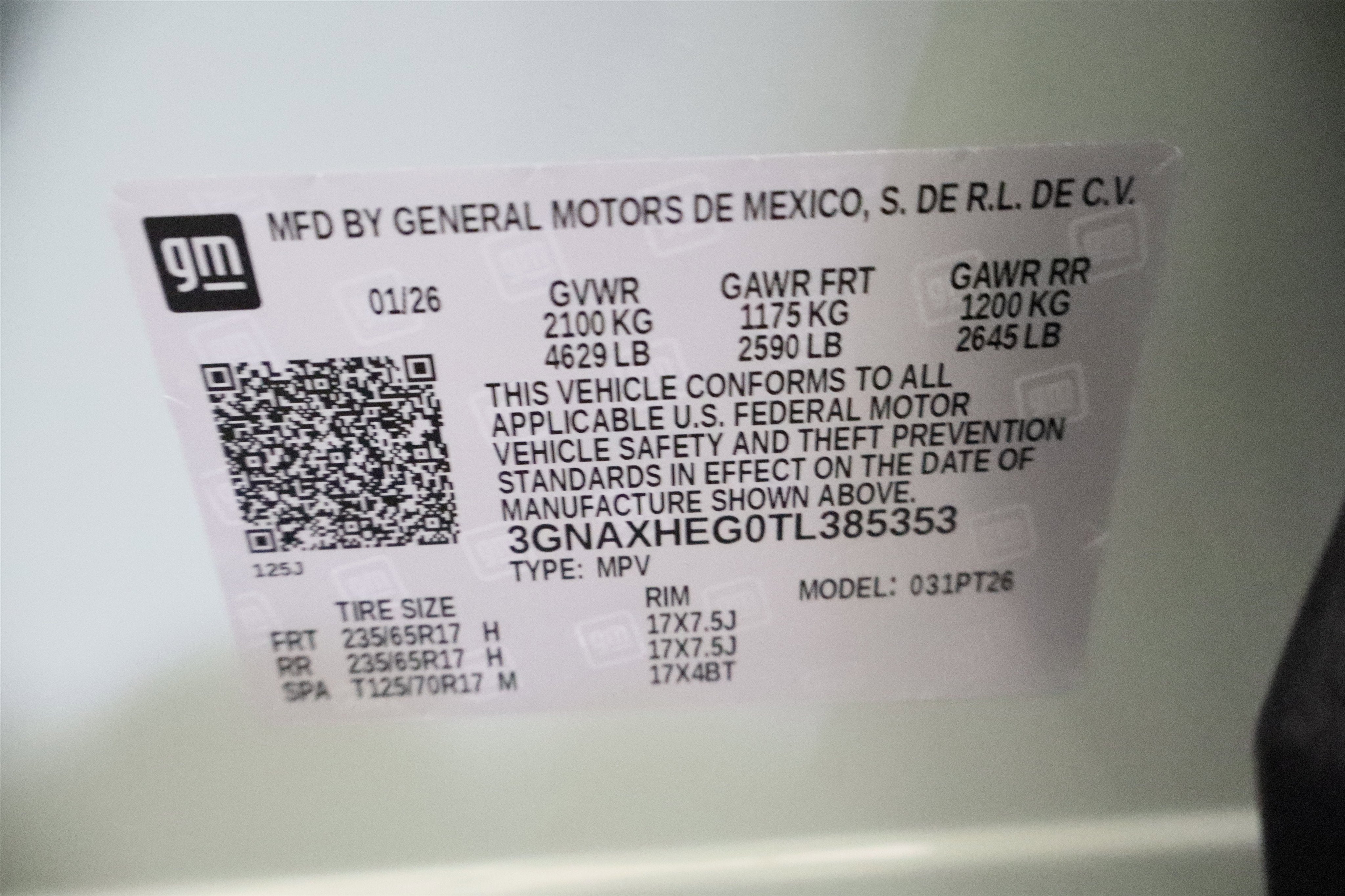 2026 Chevrolet Equinox LT