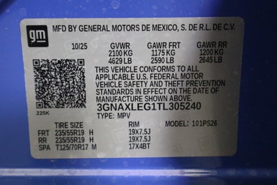 2026 Chevrolet Equinox RS