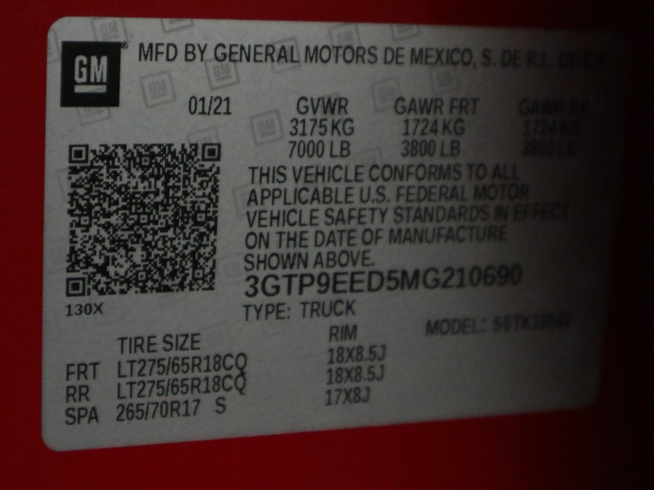 2021 GMC Sierra 1500 AT4