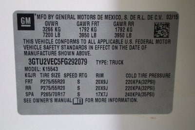 2015 GMC Sierra 1500 SLT