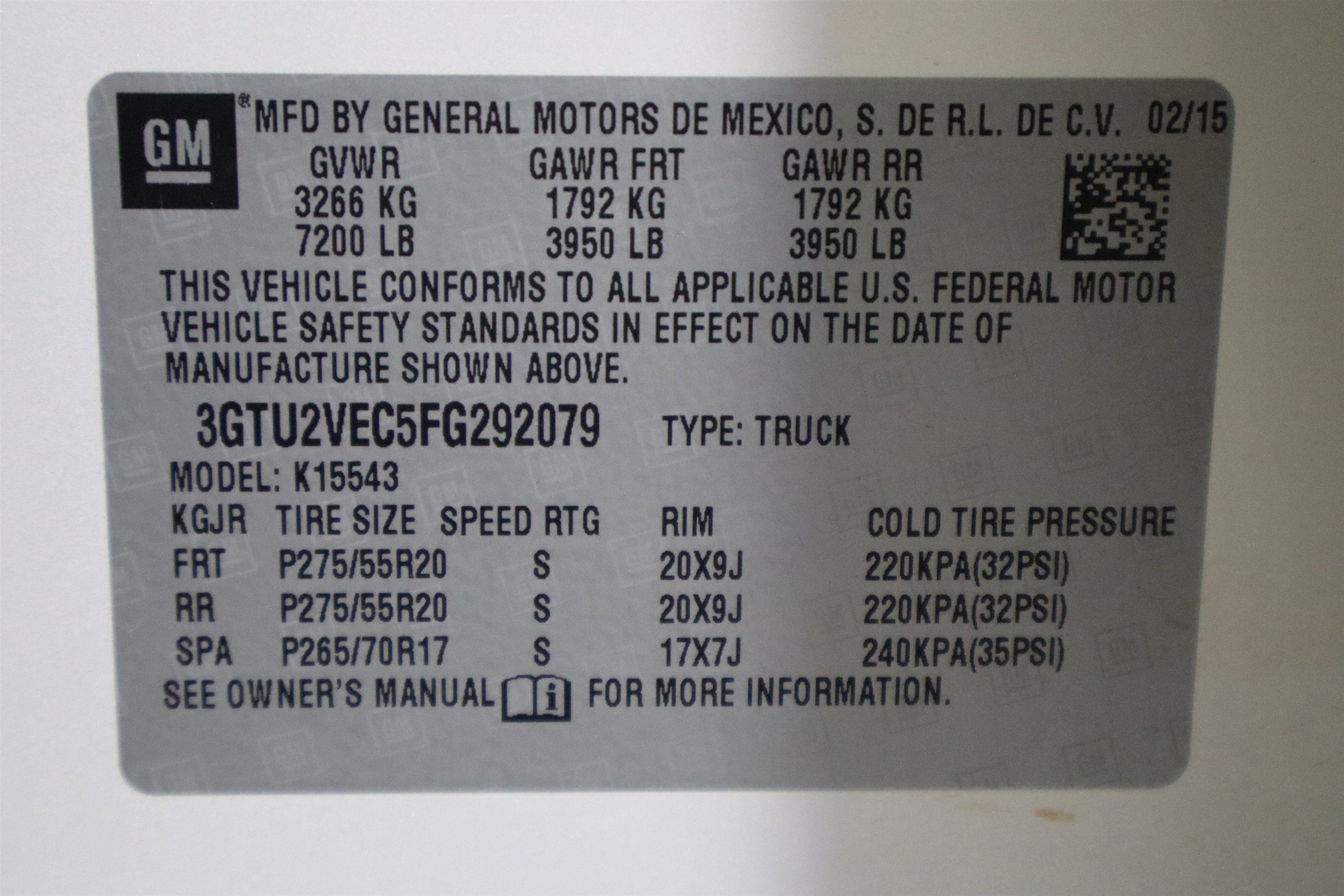 2015 GMC Sierra 1500 SLT