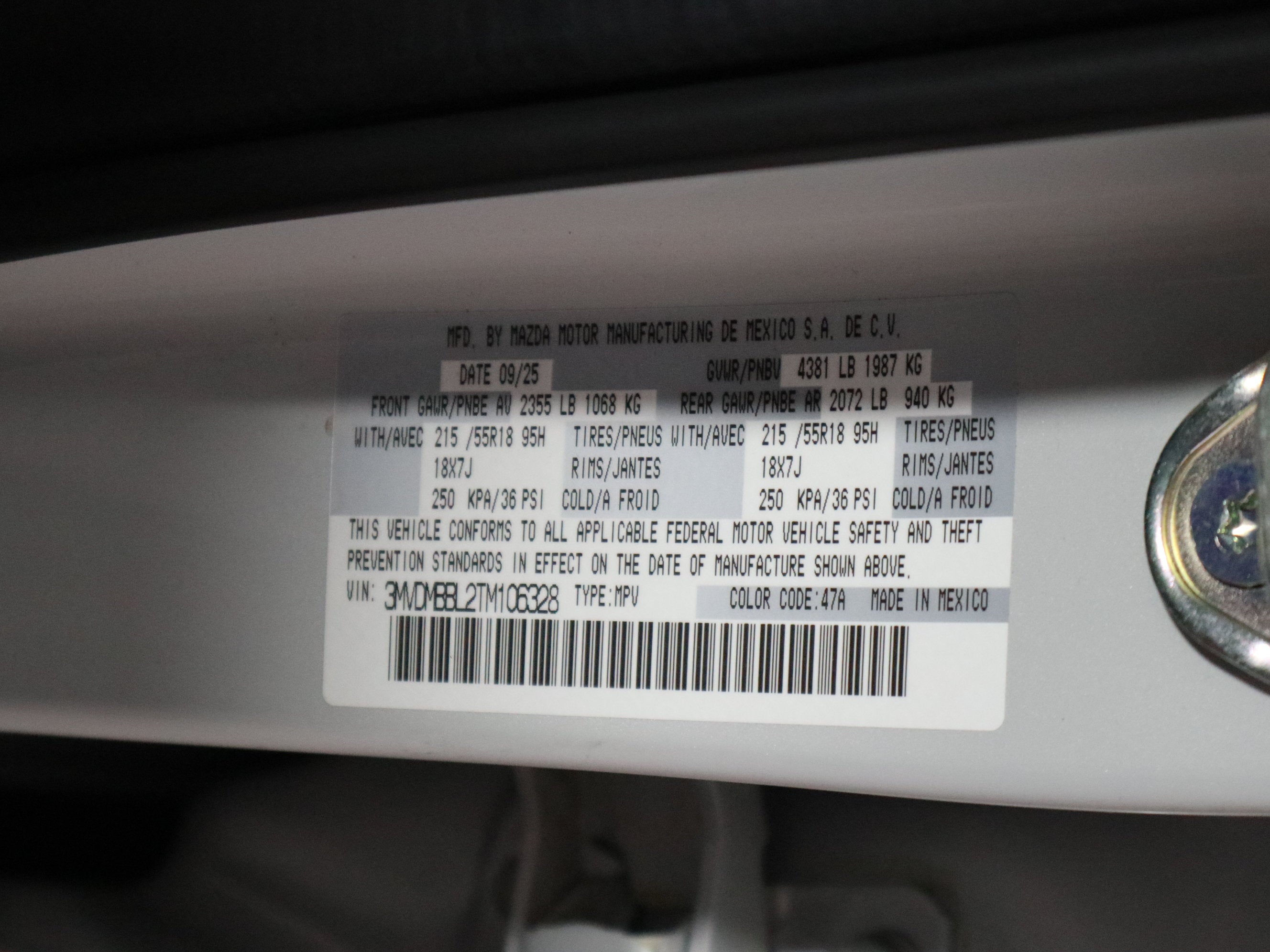 2026 Mazda Mazda CX-30 2.5 S Select Sport
