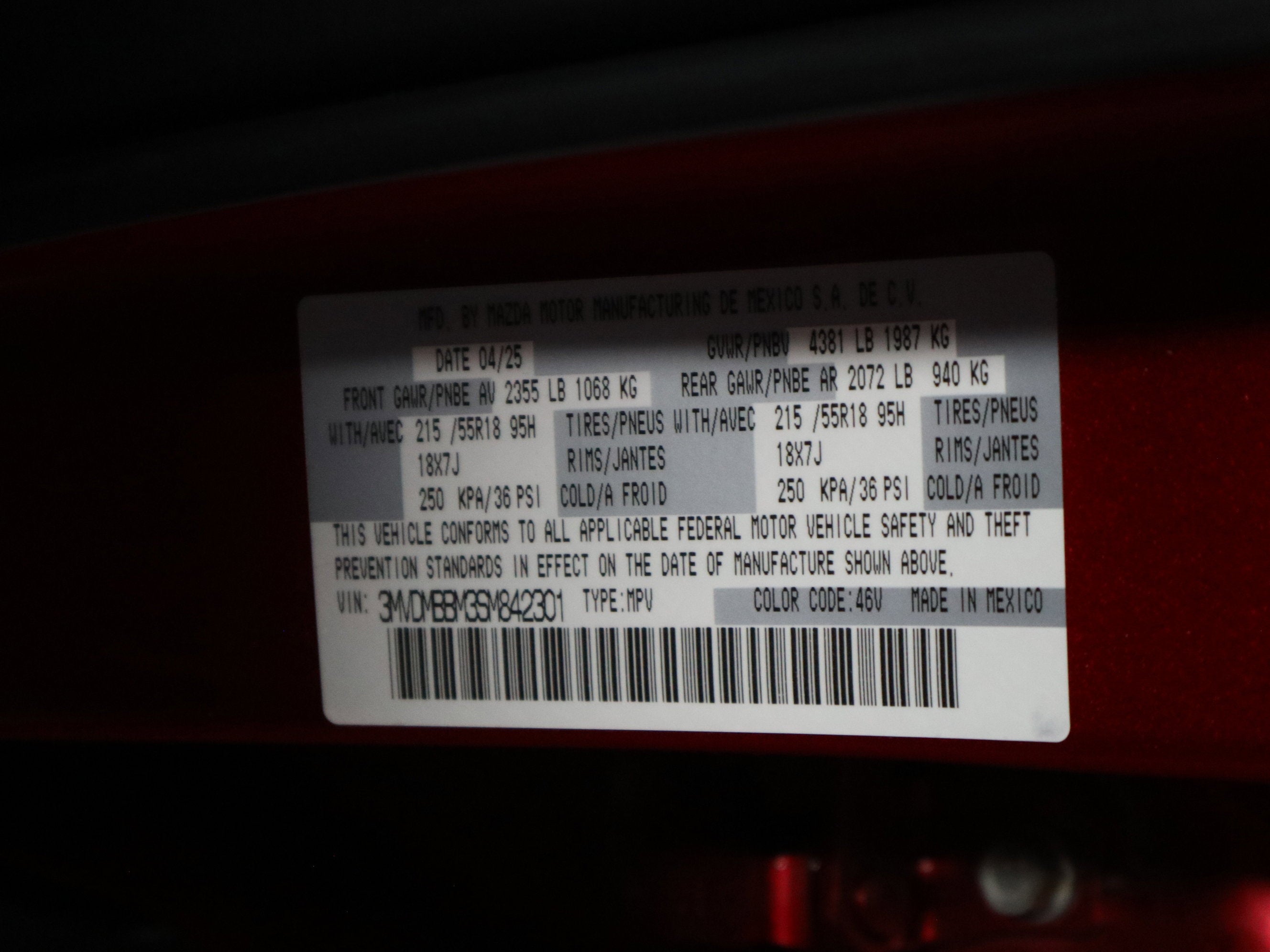 2025 Mazda Mazda CX-30 2.5 S Select Sport