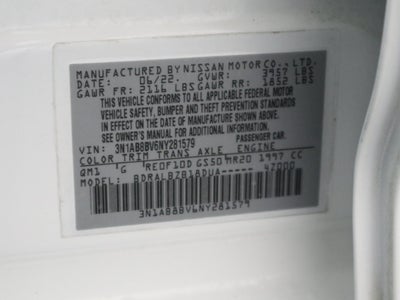 2022 Nissan Sentra S Xtronic CVT