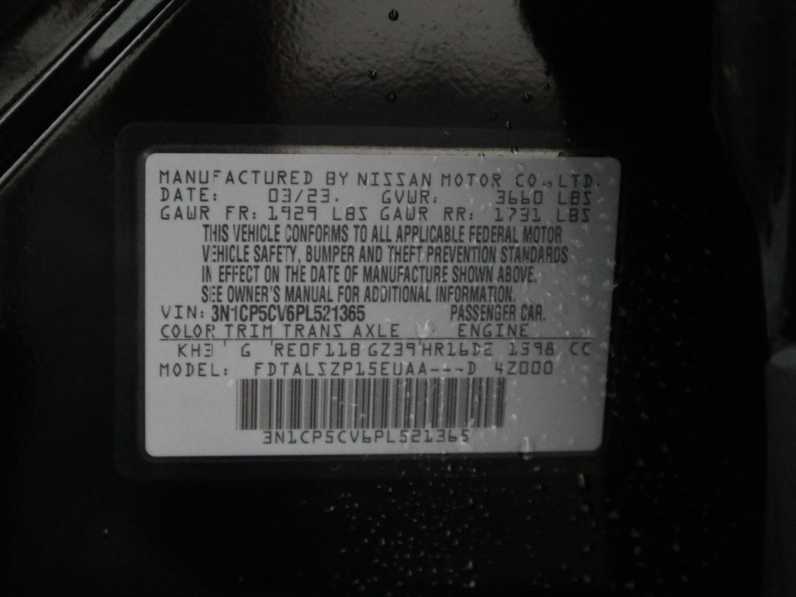 2023 Nissan Kicks SV Xtronic CVT