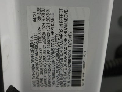 2021 Honda Pilot Special Edition