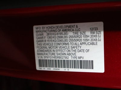 2024 Honda Pilot Elite