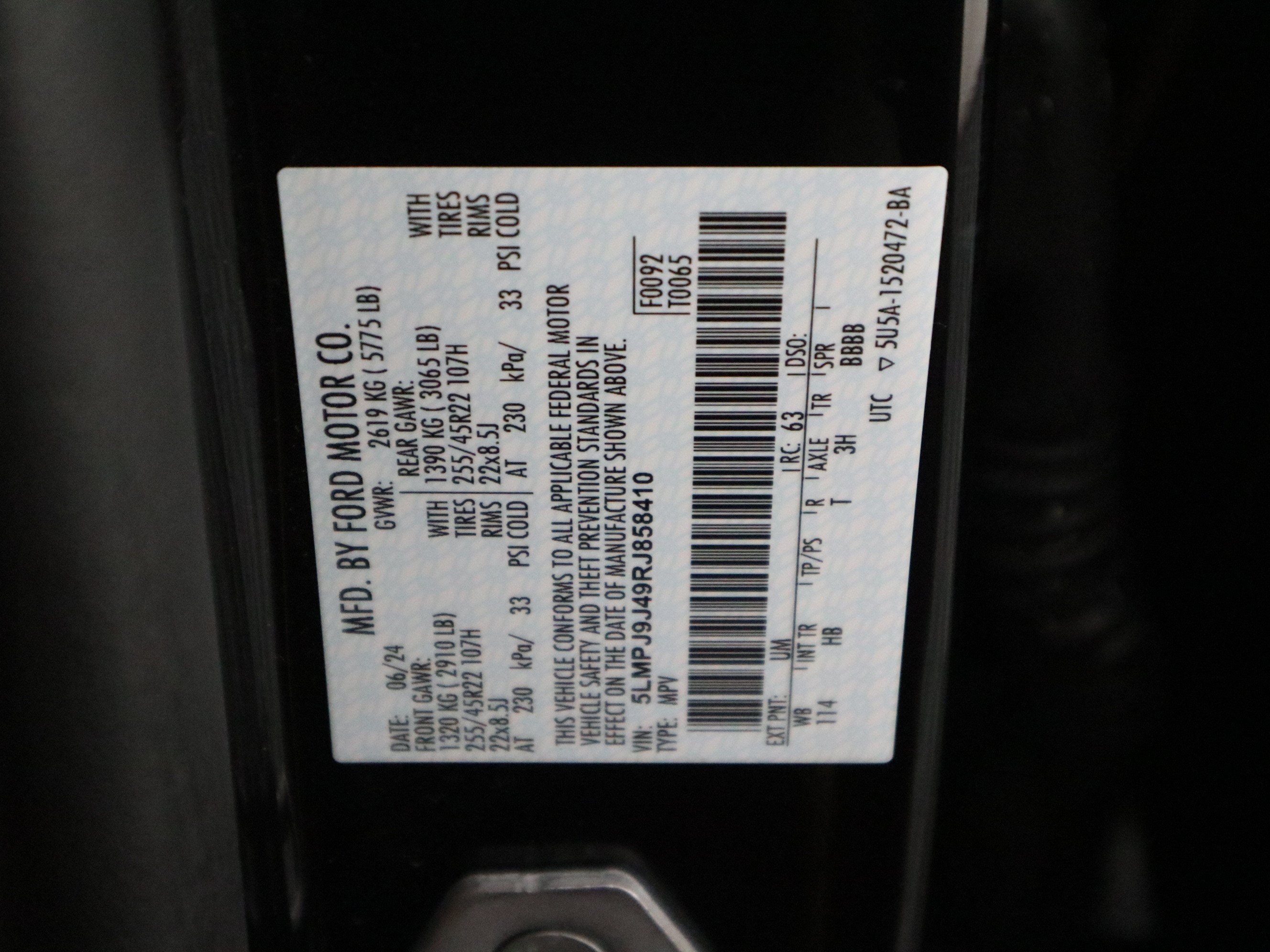 2024 Lincoln Nautilus Black Label