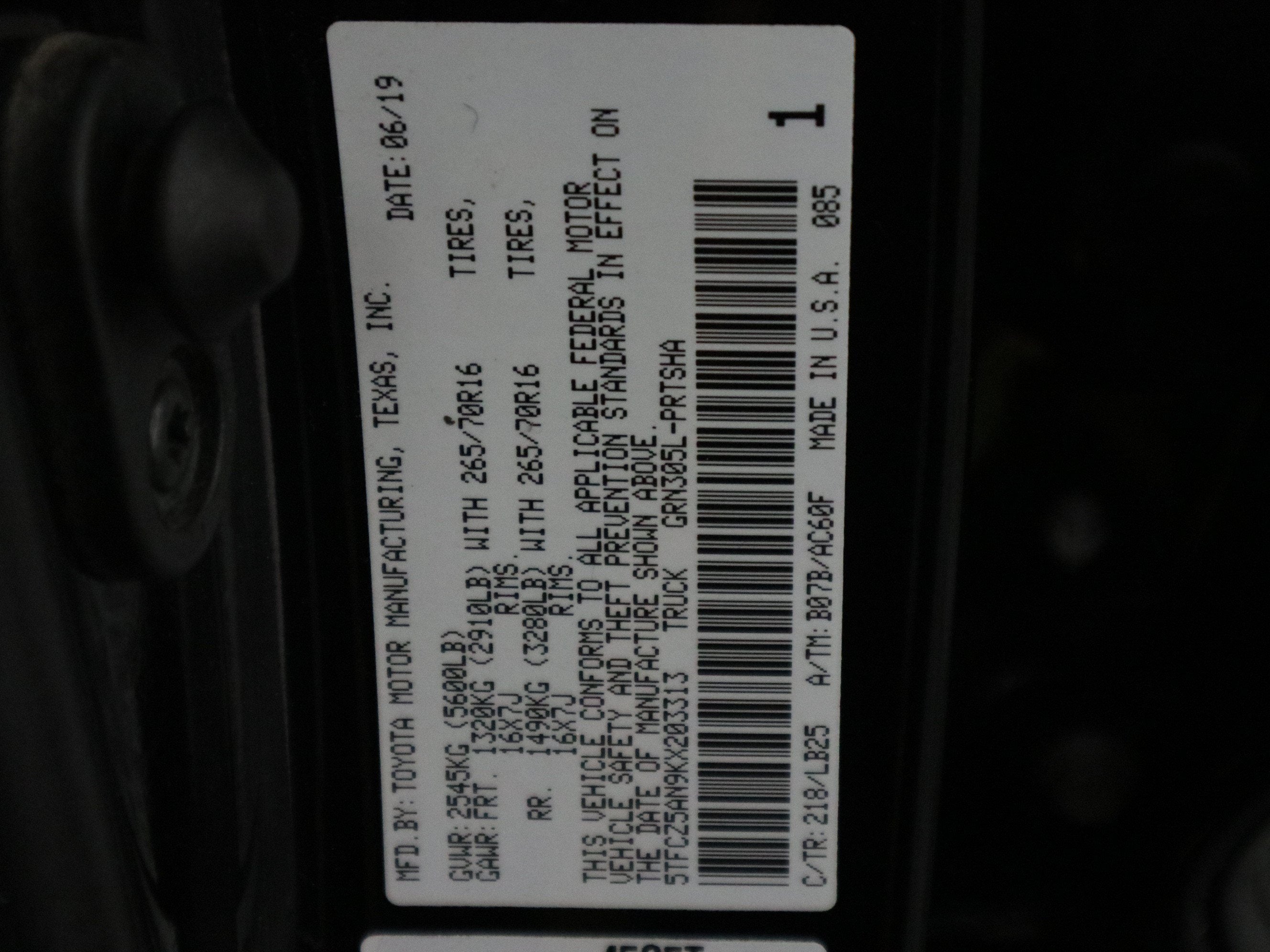 2019 Toyota Tacoma TRD Pro