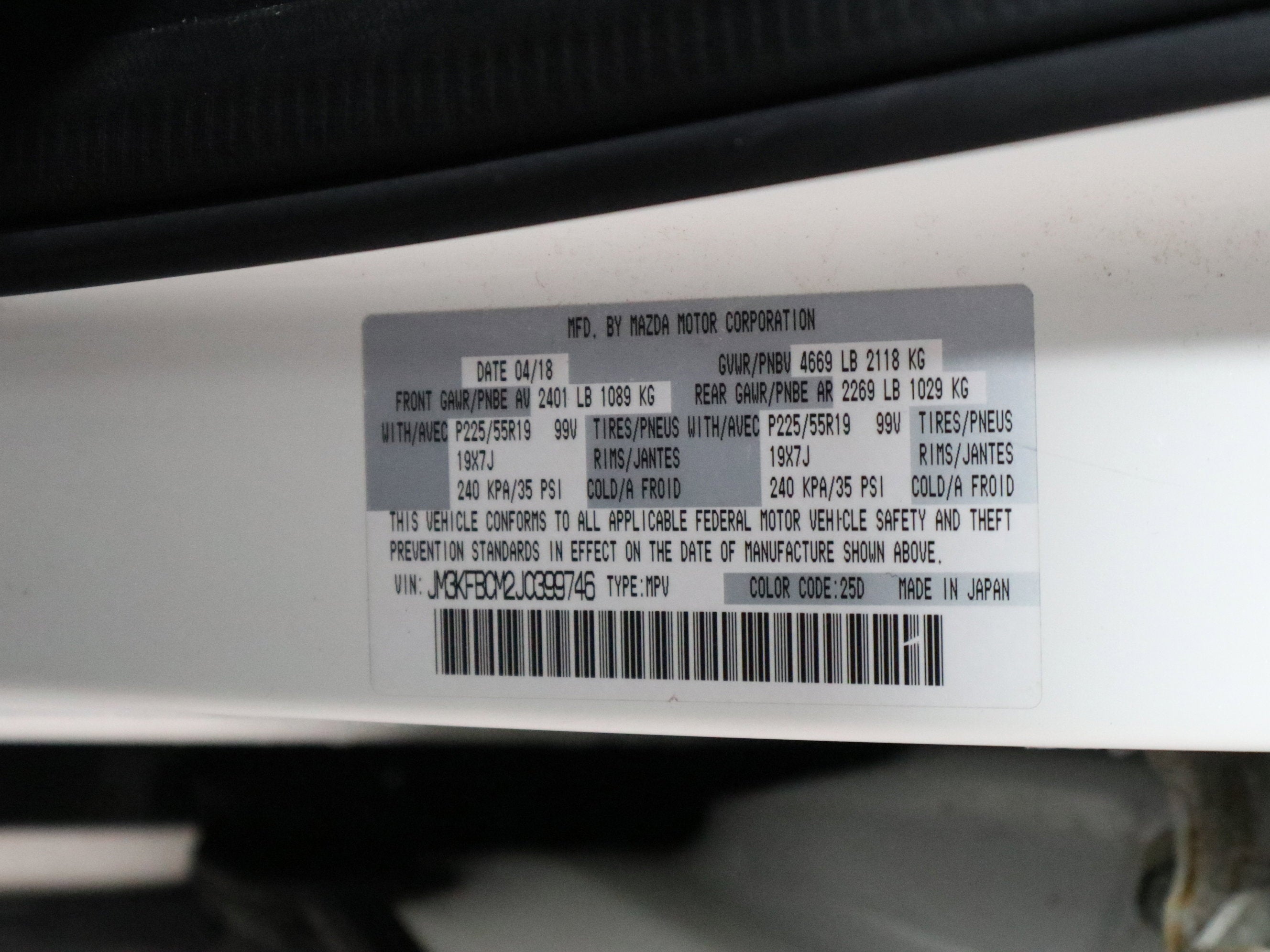 2018 Mazda Mazda CX-5 Touring